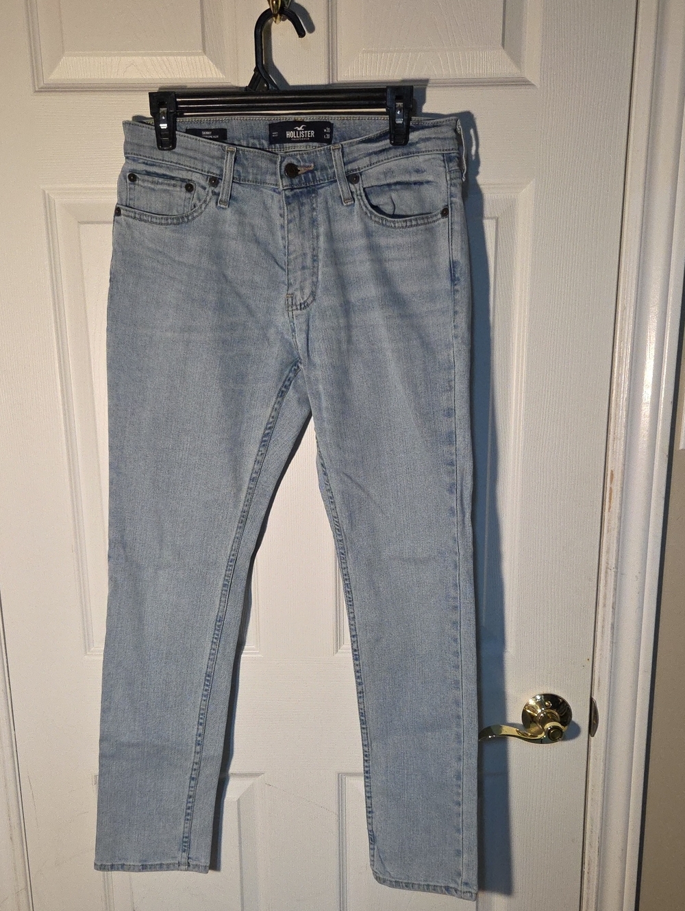 Hollister Light Faded Blue Women's Skinny Epic Flex Jeans 30x30
